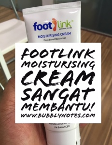 Footlink Moisturising Cream Sangat Membantu
